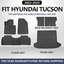 Floor Mats Trunk Mats Backrest Mat Cargo Liners For 2022-2024 Hyundai Tucson picture