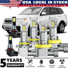 For Subaru Forester 2009-2013 Combo 6pcs Upgrade LED Headlight +Fog Light Bulbs picture