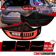 Fit 2011-2014 Toyota Sienna Smoke Black Sequential LED Tail Lights Brake Lamps picture
