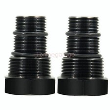 2PCS Oil Filter Threaded Adapter 1/2