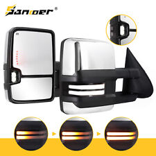 Switchback Tow Mirrors Chrome Heated for 2003-2007 Chevy Silverado GMC Sierra picture