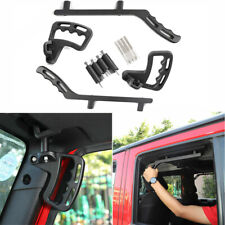4x Aluminum Front Grab Grip Handle Bar Accessories for Jeep Wrangler JK 2007-17 picture