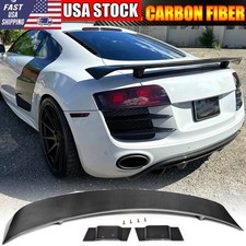 Fit for Audi R8 GT V8 V10 2008-2015 Rear Trunk Spoiler Lip Lid Wing Real Carbon picture