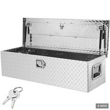 Truck Bed Toolboxes Aluminum 1 Count VEVOR Heavy Duty Tool Box Diamond Plate RV picture