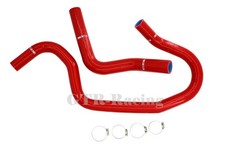 SILICONE Upper Lower Radiator Coolant Hose Fits For 1999-06 Chevy Silverado Red picture
