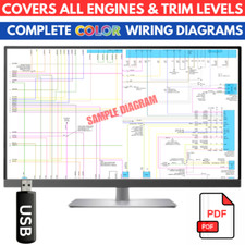 2013 chevrolet Corvette 427 Complete Color Electrical Wiring Diagram Manual USB picture