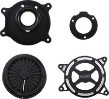 Vance & Hines Black Contrast VO2 X Performance V-Twin Air Cleaner Kit 42343 picture