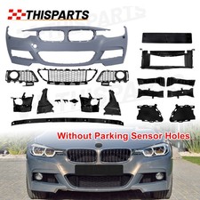 For 2012-2018 BMW 3 Series F30 F31 M Sport M Tech Front Bumper Cover Grille Set picture