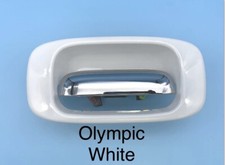 99-06 GM Chevy GMC Silverado Sierra olympic white tailgate handle and bezel  picture