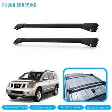 Nissan Armada MK1 2004–2016 for Roof Rack Cross Bars Black Top Luggage Rack picture