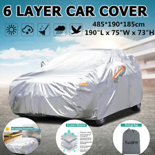 6Layers Full Car Cover Waterproof All Weather SUV Protection Snow Dust Resistant picture