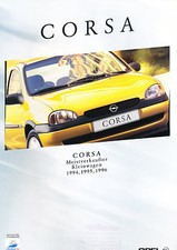 1997 Opel Corsa German Sales Brochure 48-PAGE picture