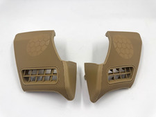 For Mercedes E Series W210 96-99 Front L+R Dashboard Speaker Cover 2pcs Beige picture