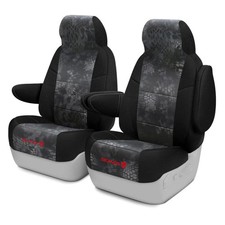 Coverking Kryptek Neosupreme 1st Row Camo Typhon & Black Custom Seat Covers picture