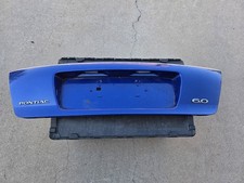 2004 2005 2006 Pontiac GTO 6.0 Trunk Deck Lid Filler License Plate Panel IBM  picture