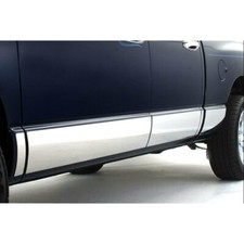 fit: 2002-2008 Dodge Ram Quad/Crew Cab Dually Long Bed Rocker Panel Trim 6
