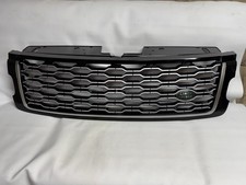 2018 - 2022 RANGE ROVER HSE L405 FRONT UPPER GRILLE BLACK OEM JK52-8200-AC picture