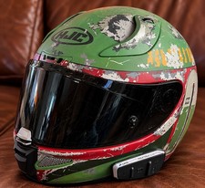 HJC RPHA 11 Pro Star Wars Boba Fett Motorcycle Helmet XL + Cardo Packtalk Slim picture