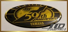 yamaha 50th anniversary sticker decal  picture