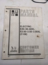 HYSTER PARTS LIST BOOK MANUAL CATALOG ELECTRIC E40XL E50XL E60XL 1992 C108 picture
