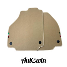 AutoWin Brand Beige Floor Mats for Ferrari 488 Pista Spider | Italian Edition picture