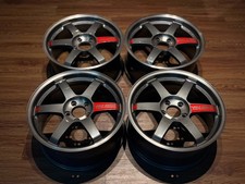 rays volk racing te37sl 18x9 et38 5x112 5x114.3 made in japan picture