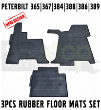 3PCS Rubber Floor Mats Fits Peterbilt 365 367 384 386 388 389 389X picture