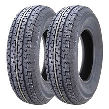 Set 2 FREE COUNTRY Heavy Duty Trailer Tire ST185/80R13 Radial 8 Ply Load Range D picture