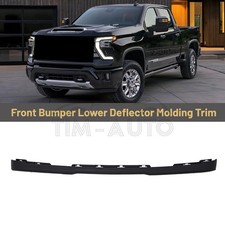 For 2022-2024 Chevy Silverado 1500 Front Lower Bumper Deflector Molding Black picture