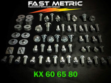 96pc KX PLASTIC BODY BOLT KIT KAWASAKI 60 65 80 picture