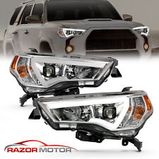 2014-2022 LED Running Light Chrome Projector Headlights For Toyota 4Runner SUV picture