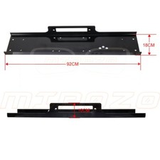 Universal Recovery Winch Mounting Plate Mount Bracket Fits Truck Trailer SUV 4WD picture