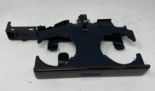 BMW E38 7 SERIES FRONT CENTER CONSOLE DUAL CUP HOLDER WITH WOOD TRIM picture