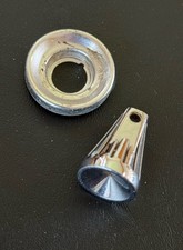 1961-1964 Chevy Impala Windshield Wiper KNOB & BEZEL 1962 1963 Dash Knob OEM picture