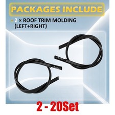 2-20X Exterior Roof Moulding Seal Strip Trim for HONDA Fit 2009-2014 Left Right picture