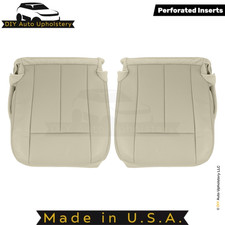 2015-2017 For Ford Expedition Leatherette Perf Front Bottom Seat Covers Dune picture