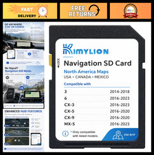 Mazda Navigation SD Card BHP166EZ1U - Offline Maps, HUD Support, GPS Upgrade picture