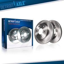 13.98 inch (355mm) Pair Front Disc Brake Rotors Set for Cadillac CTS STS 6 Lugs picture