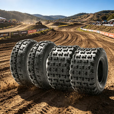 4-Pack 21x7-10 20x11-10 ATV Tires 21x7x10 20x11x10 UTV Tire Heavy Duty Tubeless picture