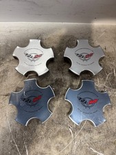 2004 CORVETTE C5 Z06 OEM COMMEMORATIVE EDITION WHEEL CENTER CAP SET OF 4 RARE picture