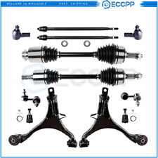 Front Lower Control Arm Suspension Kits + CV Axle Shaft For 2002-2006 Honda CRV picture