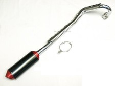 BLEMISHED 38mm CNC RED EXHAUST MUFFLER SET 125 140 150cc SDG SSR ATOMIK PIT BIKE picture