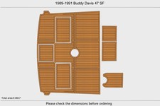 1989-1991 Buddy Davis 47 SF Cockpit 1/4