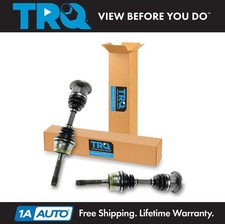 TRQ New Complete Front CV Axle Shaft Assembly Pair for QX4 Pathfinder D21 Pickup picture