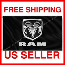 Dodge RAM 3x5 ft Flag Banner Charger Challenger Car Trucks Racing  picture