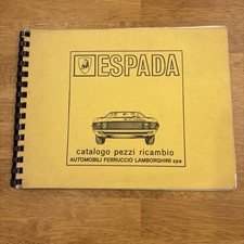 Factory Lamborghini Espada Spare Part Parts List Catalog Manual Handbook picture