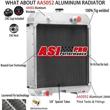 3 Rows All Aluminum Radiator For Perkins 3.1524 D3.152 Engine #2485B275 US STOCK picture