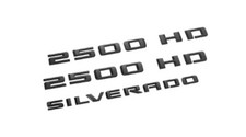 Genuine OEM GM 2020-2026 Chevy Silverado 2500HD Side Black Emblem Kit 86539794 picture