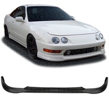 Front Bumper Lip Spoiler For 98-00 Acura Integra DC2, PU Black TR Style picture
