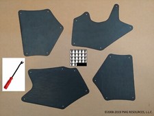 Splash Apron Seal Set for 2007-2024 Toyota Tundra & Sequoia Liner Apron W/Clip U picture